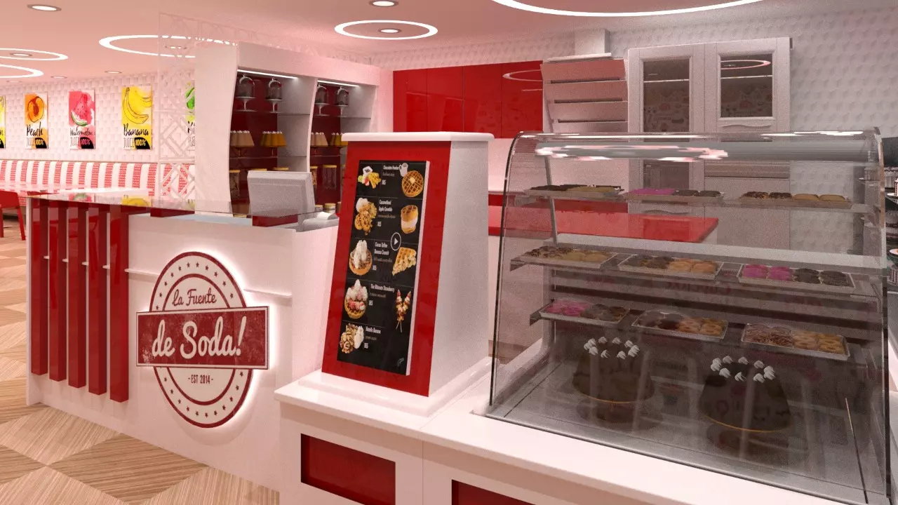 Proyecto destacado de Fuente de soda - Diseño interior 9 Fuente de soda - Proyecto 9