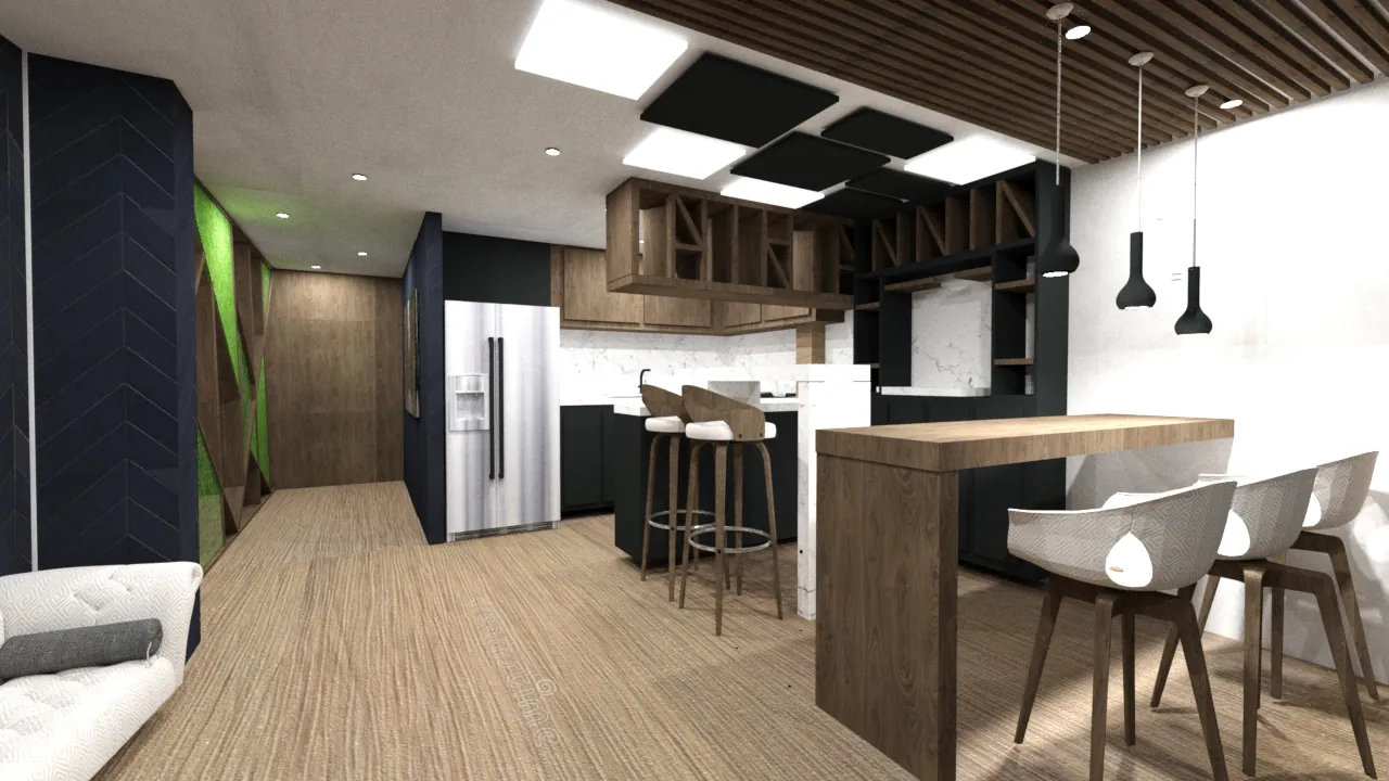 Proyecto destacado de Departamento - Diseño interior 2 Departamento - Proyecto 2